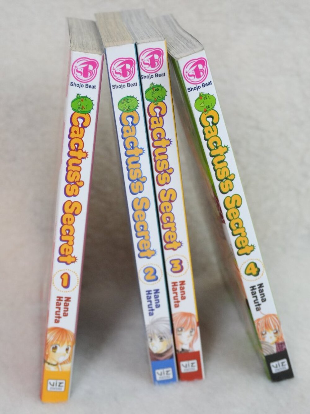 Cactus's Secret Volumes 1-4 Manga Book Series by Nana Haruta English Version